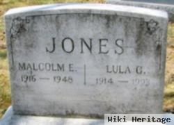 Malcolm E Jones