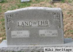 Benjamin Gustave "ben" Landwehr