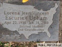 Lorena Jean Vincent Escuriex Upham