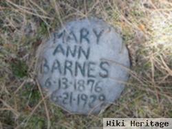 Mary Ann Barnes