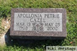 Apollonia "polly" Petrie Cazel