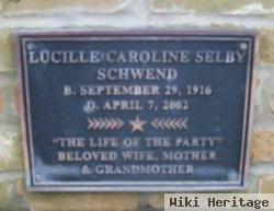 Lucille Caroline Selby Schwend