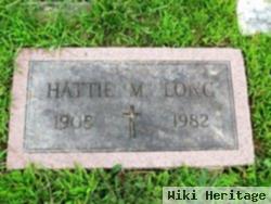 Hattie M Long