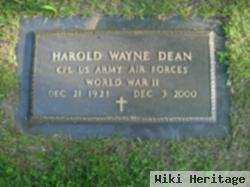 Harold Wayne Dean