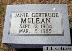 Janie Gertrude Mclean