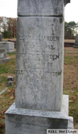 Hetty F. Virden