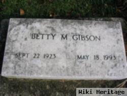 Betty M. Gibson