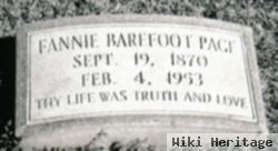 Fannie Barefoot Page