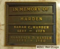 Clarence D Harden