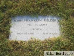 Pvt John Franklin Fielder, Jr