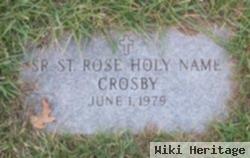Sr St Rose Holy Name Crosby