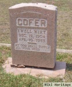 Ewell Wirt Cofer