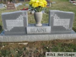 Sgt Donald Eugene Blaine