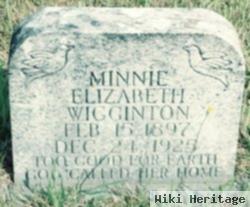 Minnie Elizabeth Sparks Wigginton