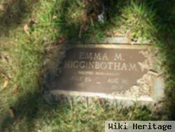 Emma M Higginbotham