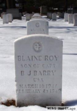 Blaine Roy Barry