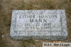 Esther Mabel Hanson Mann