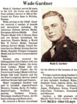 Wade Gunning "bud" Gardner