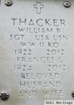 Frances L Holladay Thacker