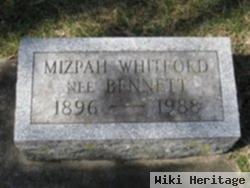 Mizpah Evangeline Bennett Whitford