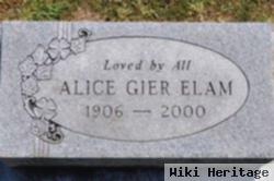 Alice Gier Elam