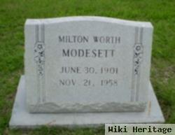 Milton Worth Modesett