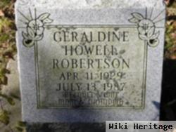 Geraldine Howell Robertson