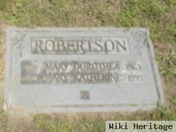 Mary Dorothea Gillis Robertson