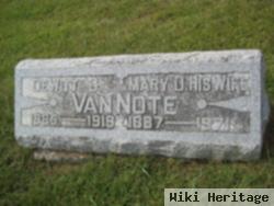 Mary D Van Note