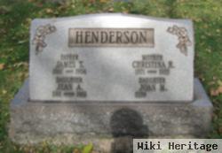 Jean A Henderson