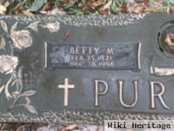 Betty M Crowell Purrier