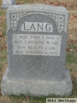 Susanna K. Lang