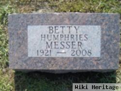 Betty Humphries Mcclelland/messer