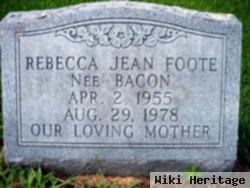 Rebecca Jean Bacon Foote