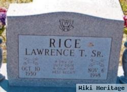 Lawrence T Rice