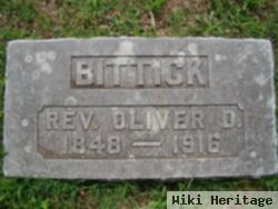 Rev Oliver D Bittick