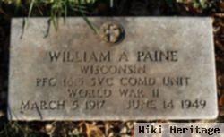 William A Paine