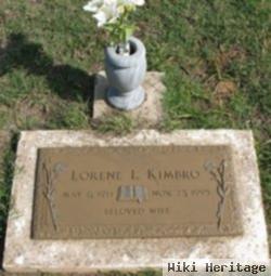 Lorene L Kimbro