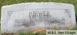 Bertha M Kirwer