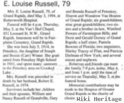 E Louise Russell