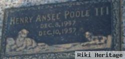 Henry Ansel Poole, Iii