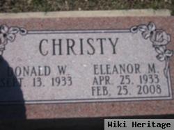 Eleanor M Christy