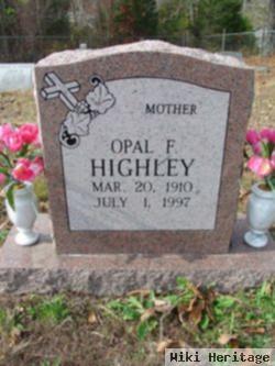 Opal F. Highley