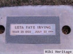 Leta Faye Sutton Irving