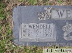 Percy Wendell "wendell" Wells