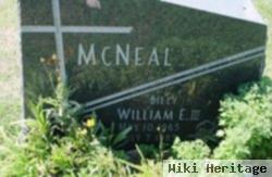 William E. "billy" Mcneal, Iii