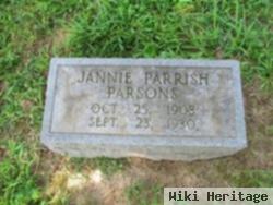 Jannie Parrish Parsons