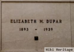 Elizabeth M Dupar