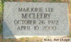 Marjorie Sue "margie" Lee Mccleery