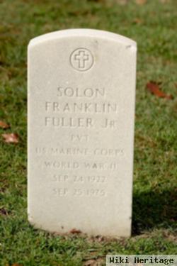 Solon Franklin Fuller, Jr